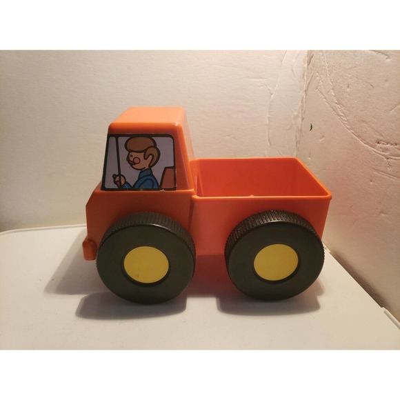 Vintage Tupperware Toys Red Truck Car - Made in the USA - Picture 3 of 7